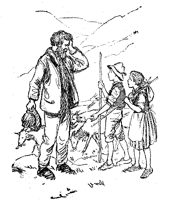 [Illustration] from Swiss Twins by Lucy F. Perkins