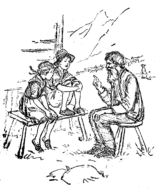 [Illustration] from Swiss Twins by Lucy F. Perkins