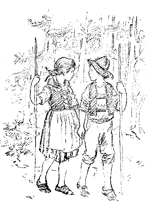 [Illustration] from Swiss Twins by Lucy F. Perkins