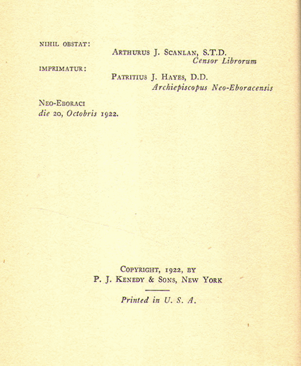 [Copyright Page] from Saint Ignatius of Loyola by John Pollen