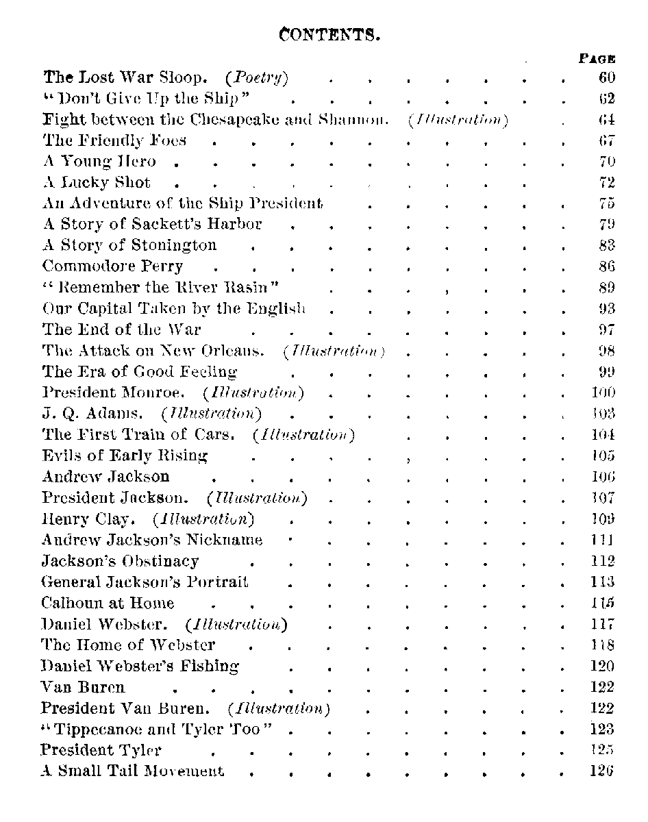 [Contents 2 of 3] from American History Stories - III by Mara L. Pratt