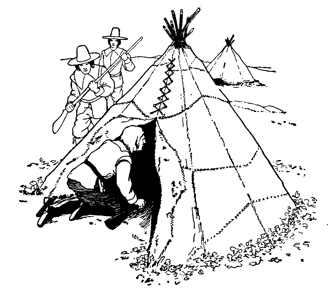 [Illustration] from Stories of the Pilgrims by M. B. Pumphrey