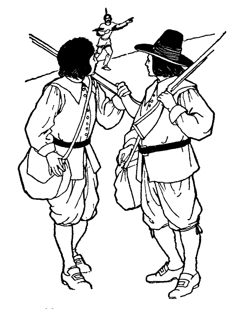 [Illustration] from Stories of the Pilgrims by M. B. Pumphrey