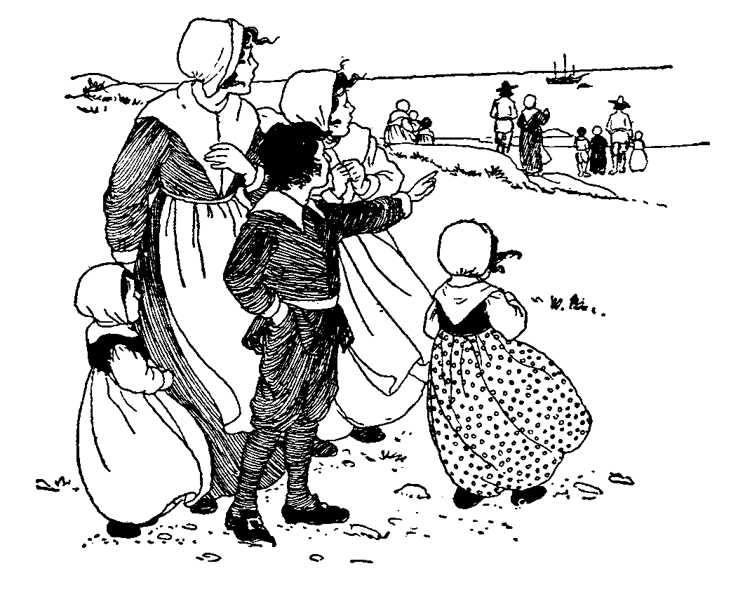 [Illustration] from Stories of the Pilgrims by M. B. Pumphrey