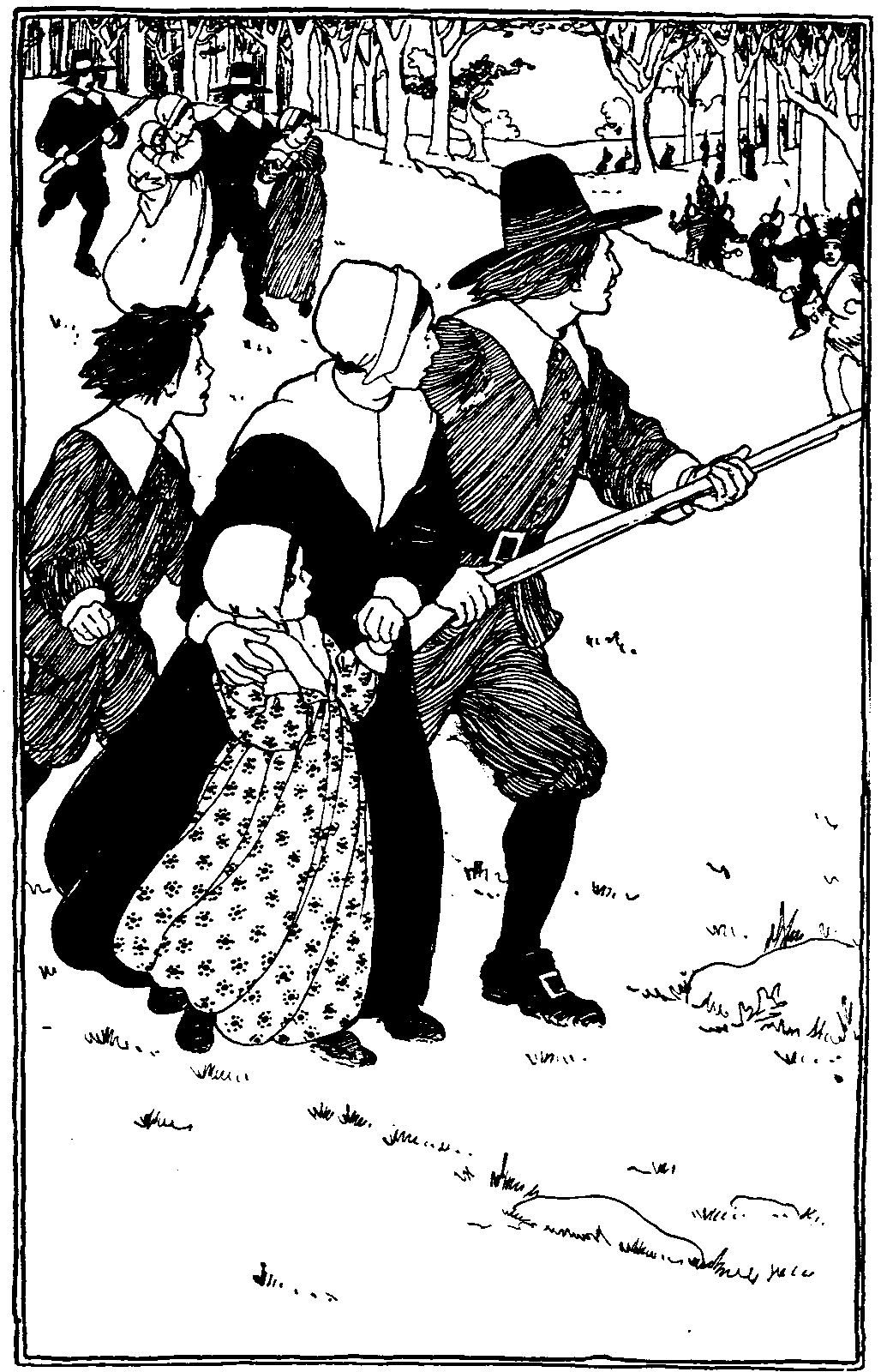 [Illustration] from Stories of the Pilgrims by M. B. Pumphrey