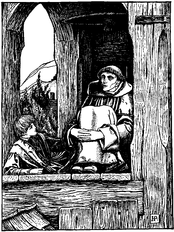 [Illustration] from Otto of the Silver Hand by Howard Pyle