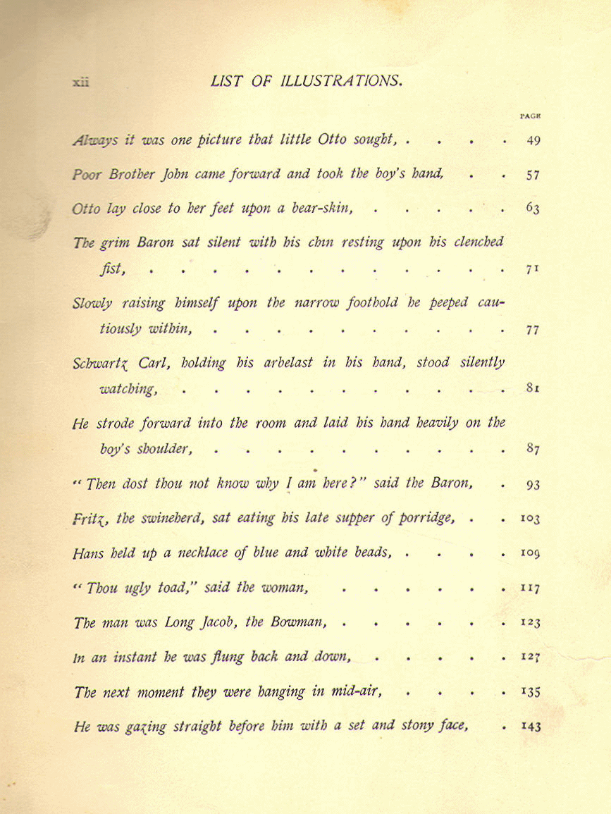 [Illustrations, Page 2 of 3] from Otto of the Silver Hand by Howard Pyle