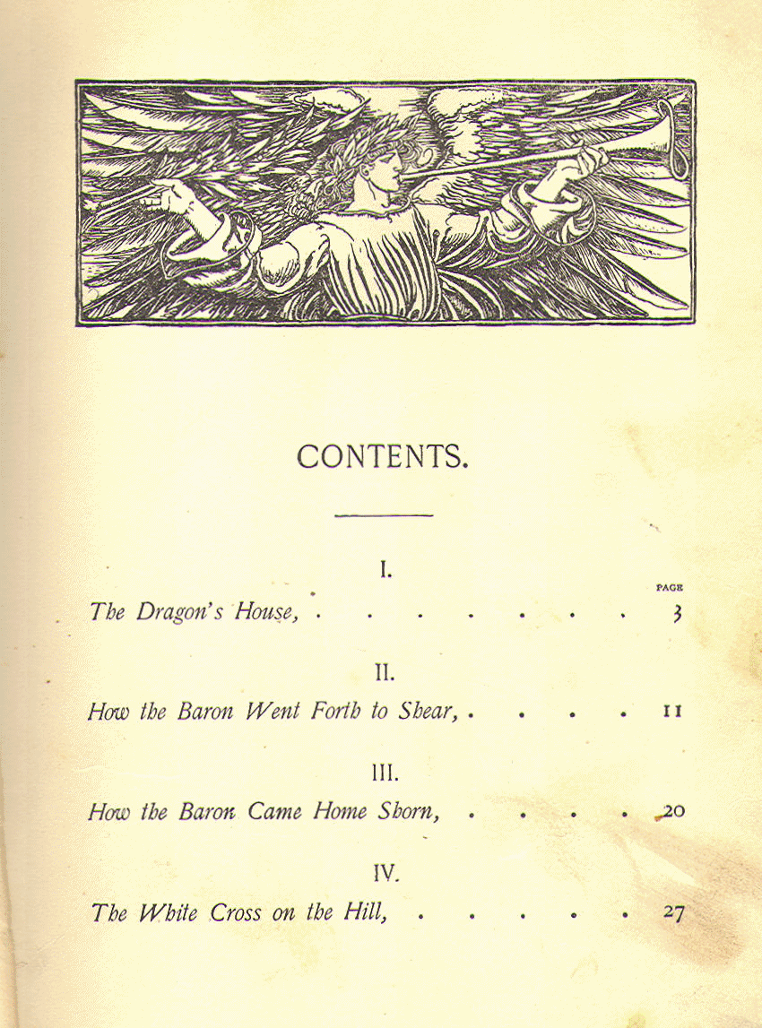 [Contents, Page 1 of 3] from Otto of the Silver Hand by Howard Pyle