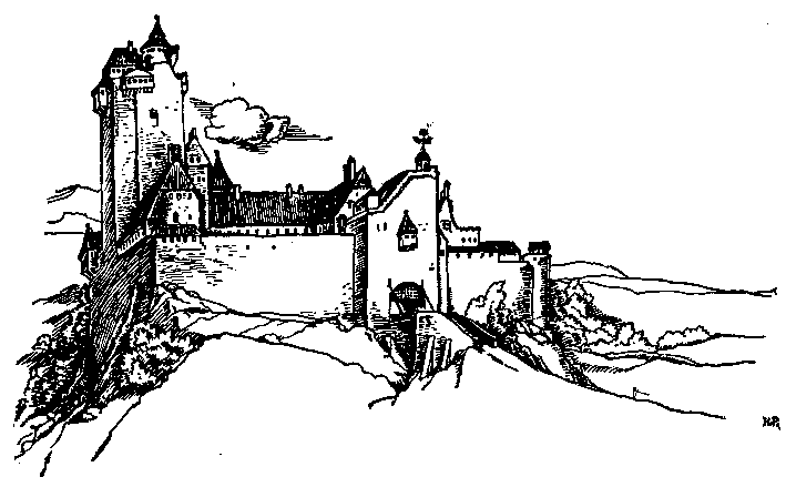 [Illustration] from Otto of the Silver Hand by Howard Pyle