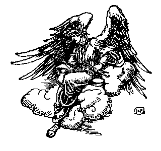 [Illustration] from Otto of the Silver Hand by Howard Pyle