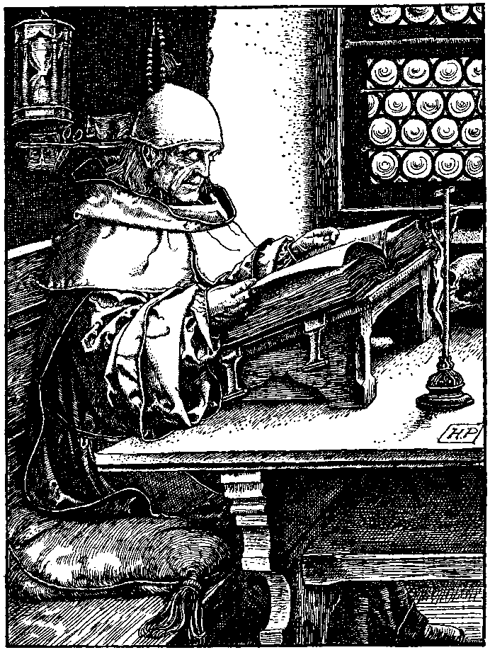 [Illustration] from Otto of the Silver Hand by Howard Pyle