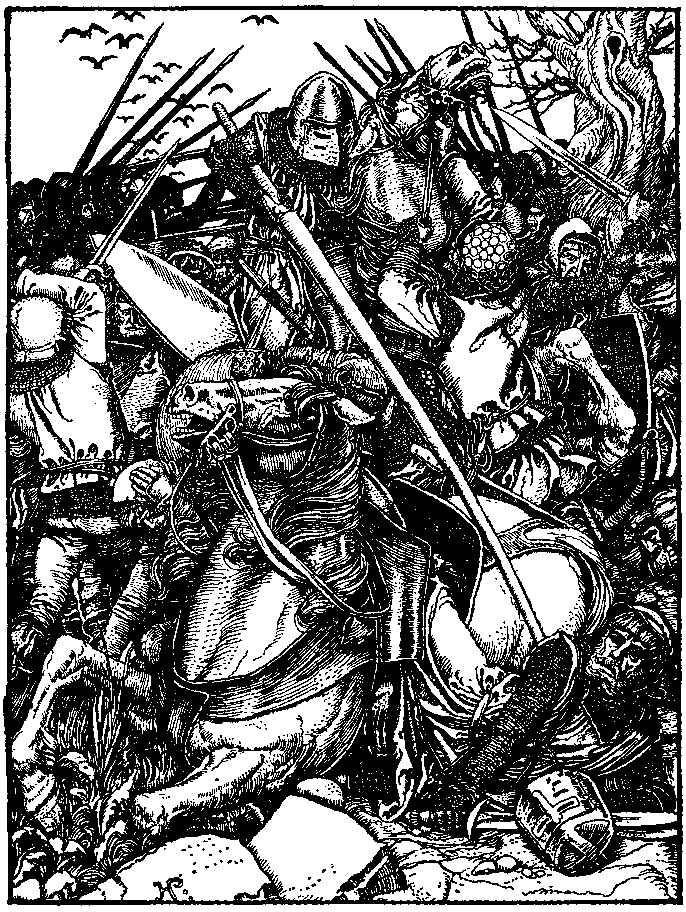 [Illustration] from Otto of the Silver Hand by Howard Pyle