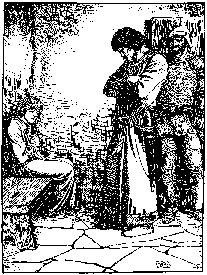 [Illustration] from Otto of the Silver Hand by Howard Pyle