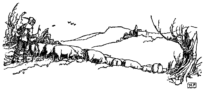 [Illustration] from Otto of the Silver Hand by Howard Pyle