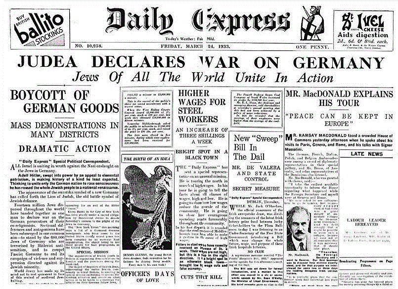 [Newspaper] from The Nameless War by Archibald Ramsay