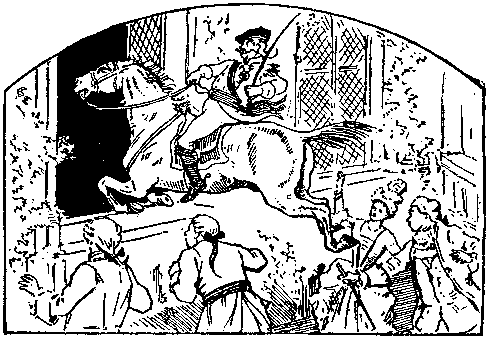 [Illustration] from Baron Munchausen by R. E. Raspe