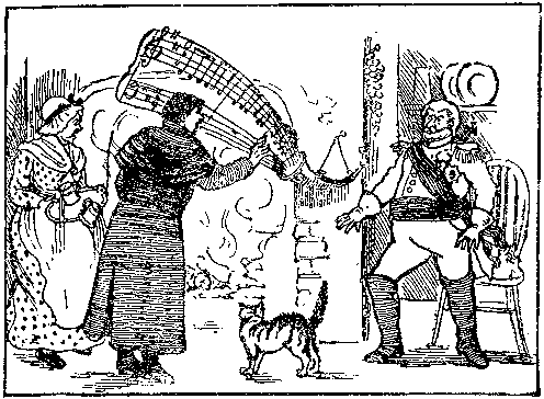 [Illustration] from Baron Munchausen by R. E. Raspe