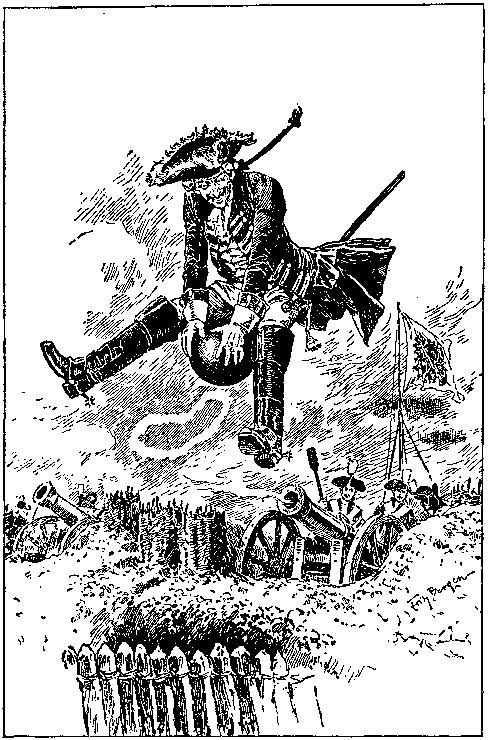 [Illustration] from Baron Munchausen by R. E. Raspe