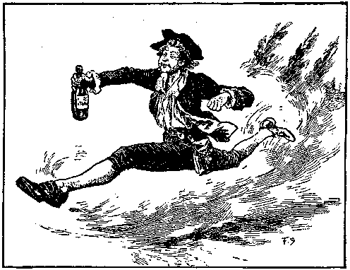 [Illustration] from Baron Munchausen by R. E. Raspe