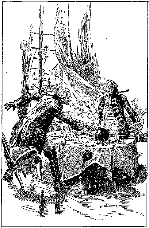 [Illustration] from Baron Munchausen by R. E. Raspe