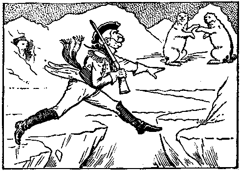 [Illustration] from Baron Munchausen by R. E. Raspe