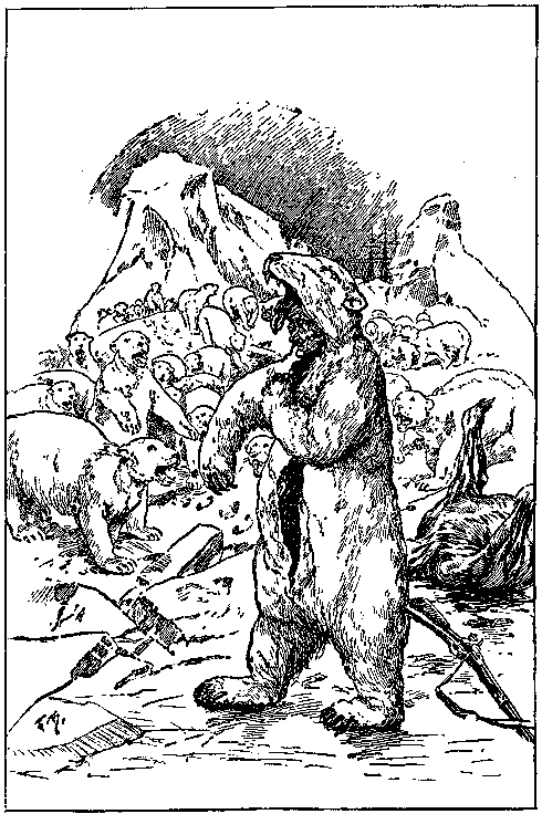 [Illustration] from Baron Munchausen by R. E. Raspe