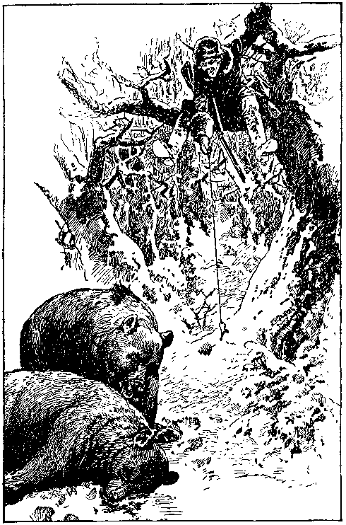 [Illustration] from Baron Munchausen by R. E. Raspe