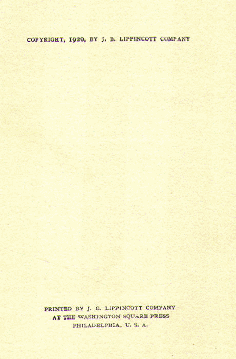 [Copyright Page] from Into Mexico with General Scott by Edwin Sabin