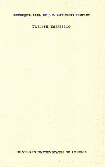 [Copyright Page] from With Lieutenant Pike by Edwin Sabin