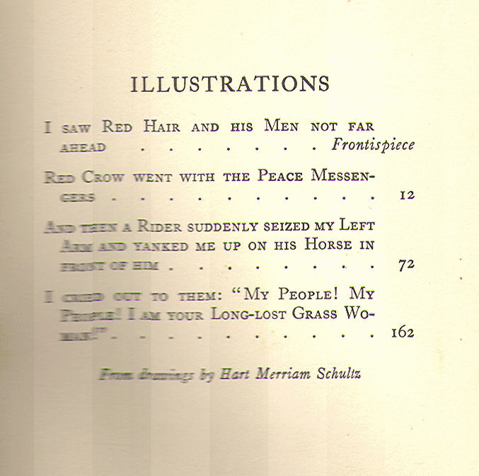 [Illustrations] from Bird Woman by James W. Schultz