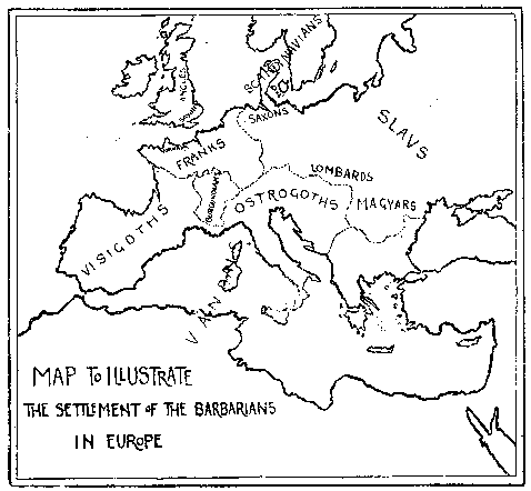 Settlement of barbarians
