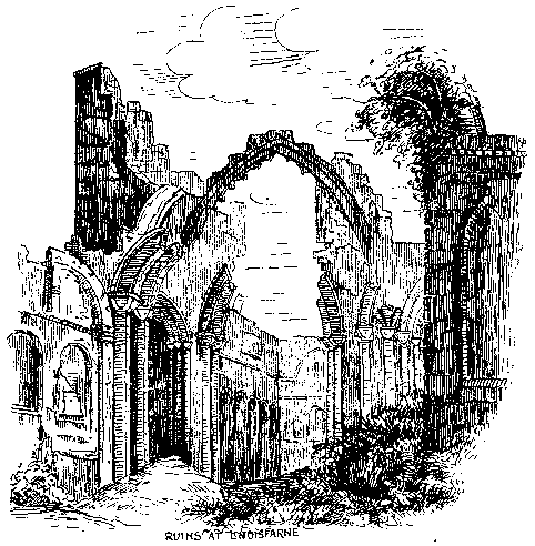 Ruins at Lindisfarne.