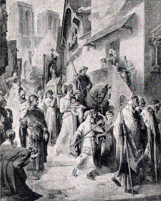 St. Louis entering Paris.