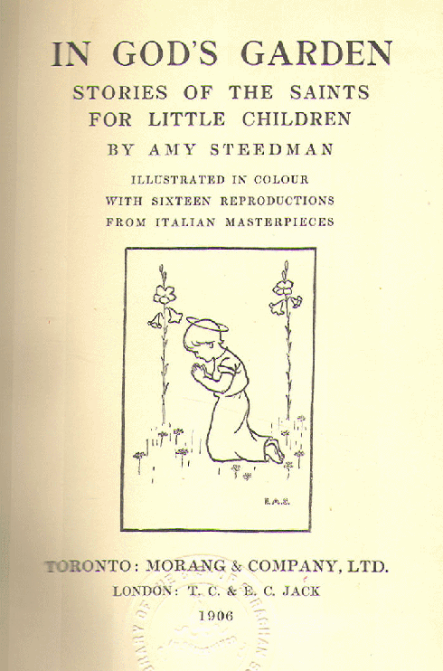 [Title Page] from In God's Garden by Amy Steedman