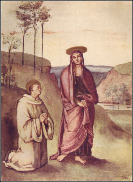 Two Saints from the Fresco of the Crucifixion