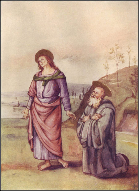 Two Saints from the Fresco of the Crucifxion