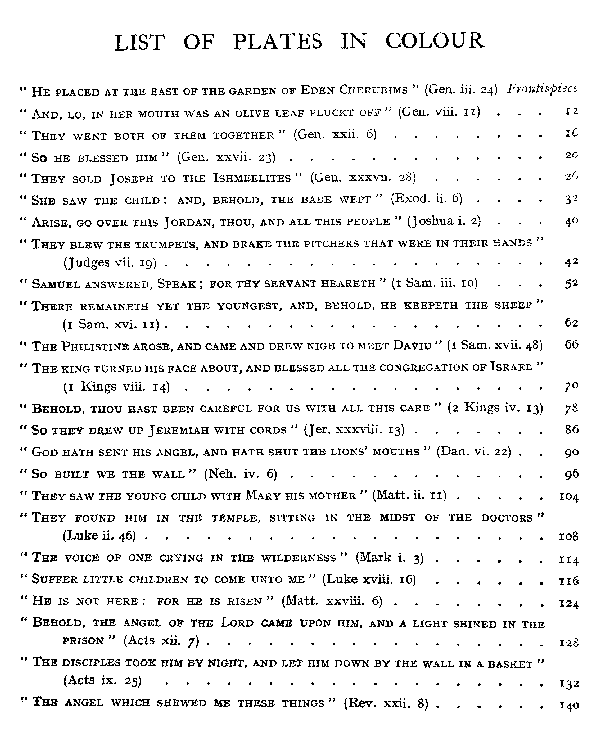 [Colour Plates] from Nursery Book of Bible Stories by Amy Steedman