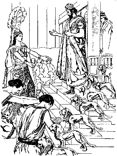 [Illustration] from Nursery Book of Bible Stories by Amy Steedman