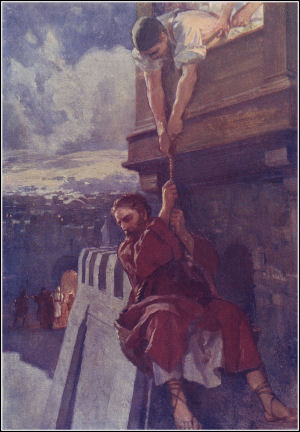 Paul escapes from his enemies