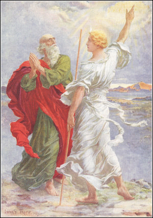 St. John and the angel