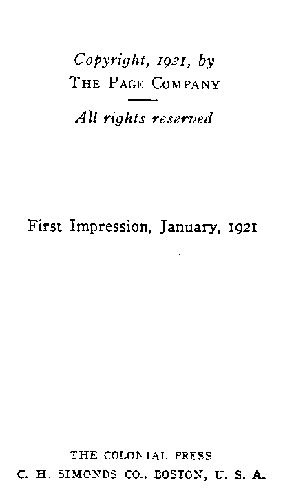 [Copyright Page] from Our Little Crusader Cousin by Evaleen Stein