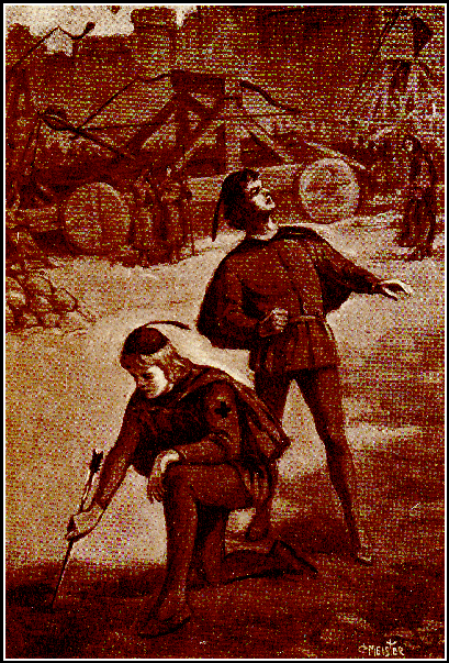 [Illustration] from Our Little Crusader Cousin by Evaleen Stein