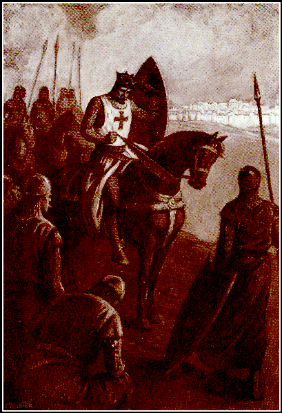 [Illustration] from Our Little Crusader Cousin by Evaleen Stein