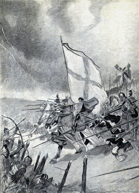 The Black Prince at Crecy.