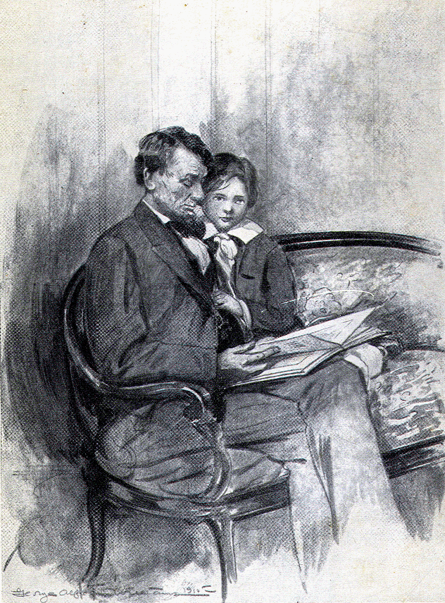 Tyrant Tad and Abraham Lincoln.