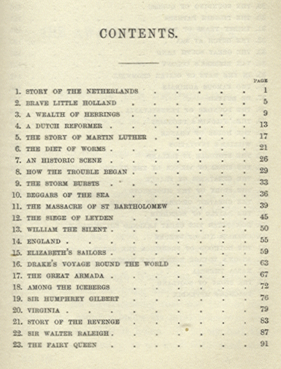 [Contents Page 1 of 2] from Awakening of Europe by M. B. Synge