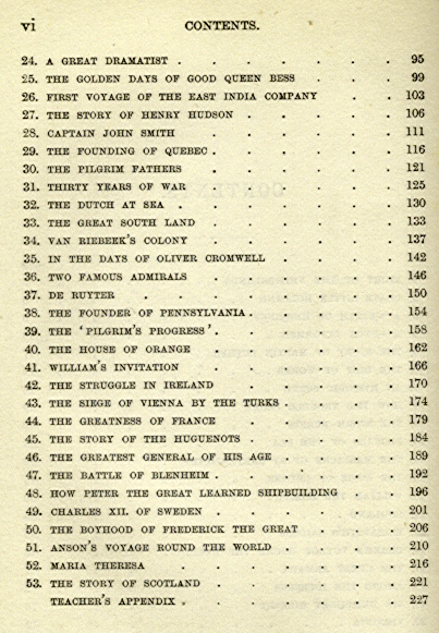 [Contents Page 2 of 2] from Awakening of Europe by M. B. Synge
