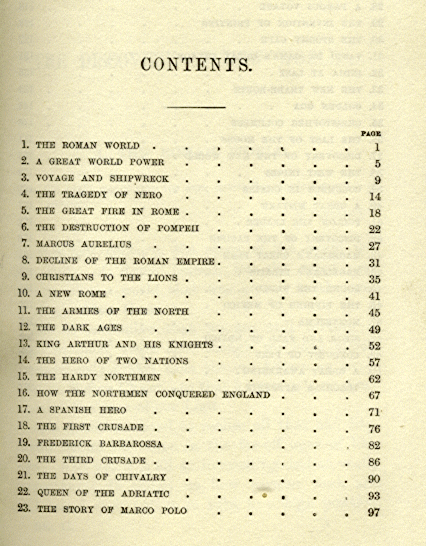 [Contents Page 1 of 2] from Discovery of New Worlds by M. B. Synge