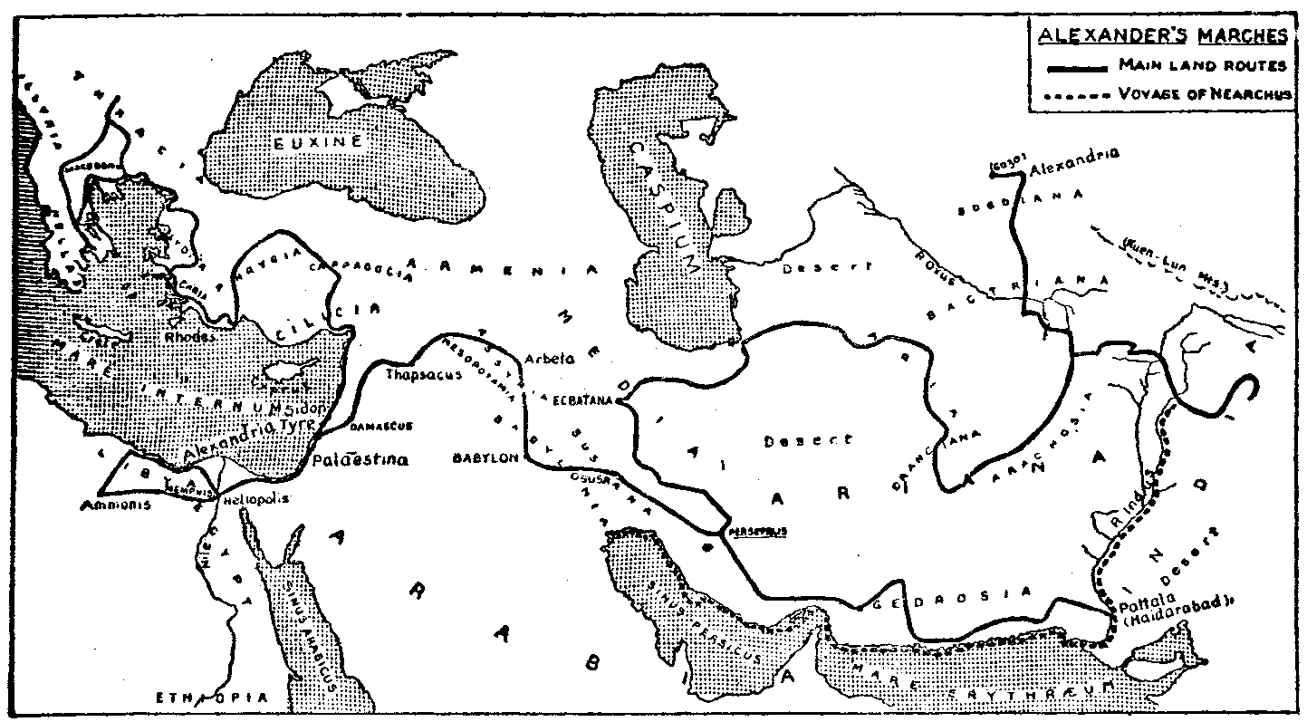 Routes of Alexander