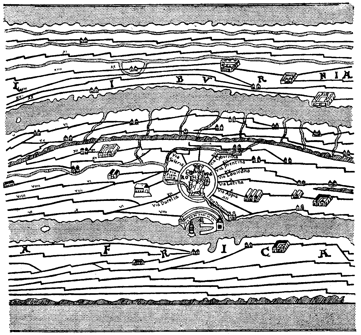 Roman map of the world